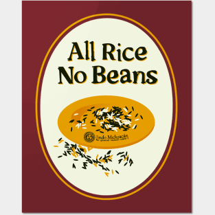 All Rice No Beans Logo Posters and Art